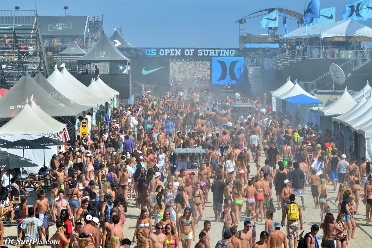 US Open of Surfing in Huntington Beach